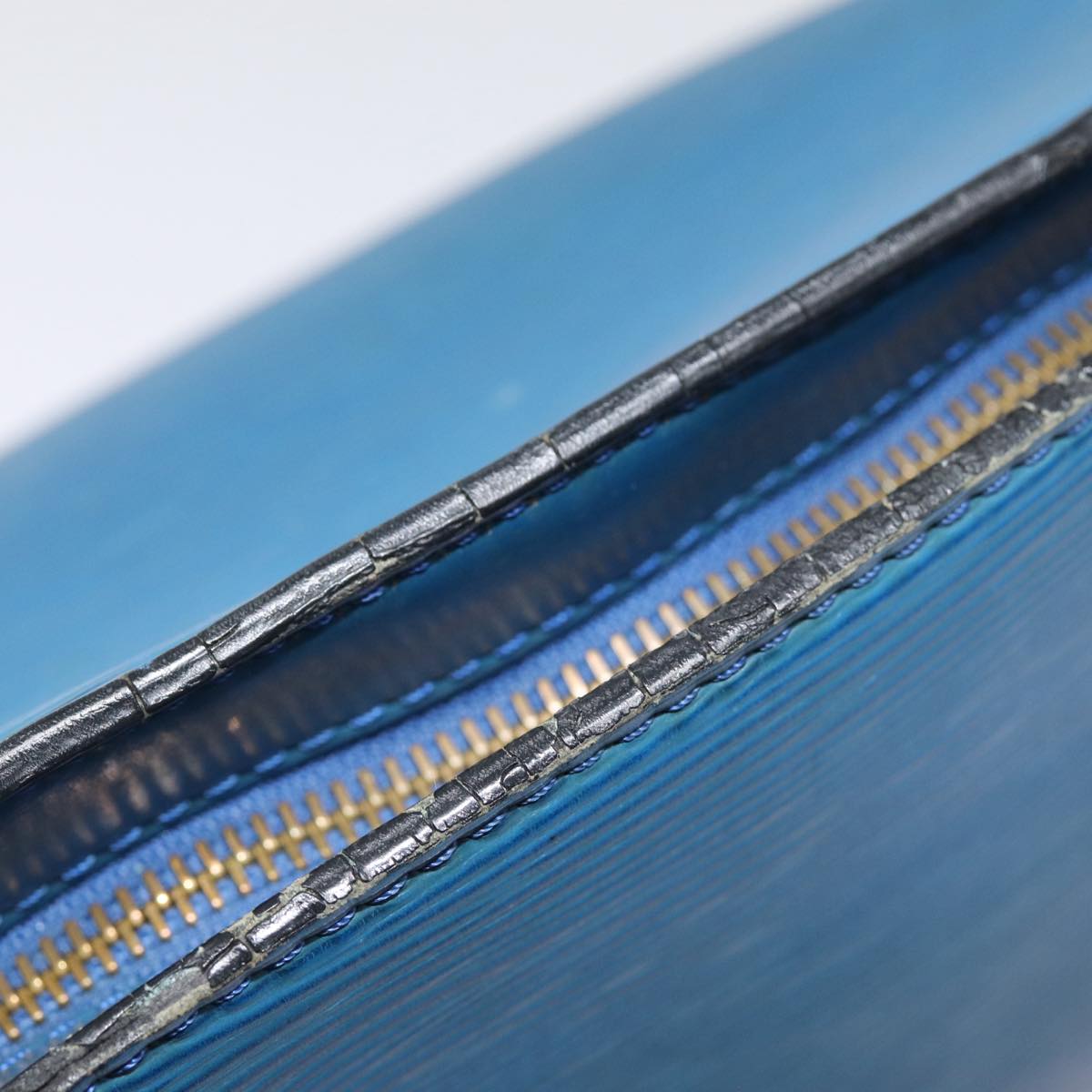 LOUIS VUITTON Epi Saint Jacques Shopping Shoulder Bag Blue M52275 LV Auth 87513