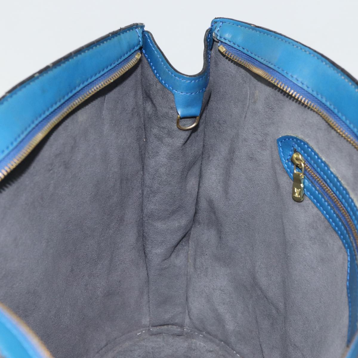 LOUIS VUITTON Epi Saint Jacques Shopping Shoulder Bag Blue M52275 LV Auth 87513