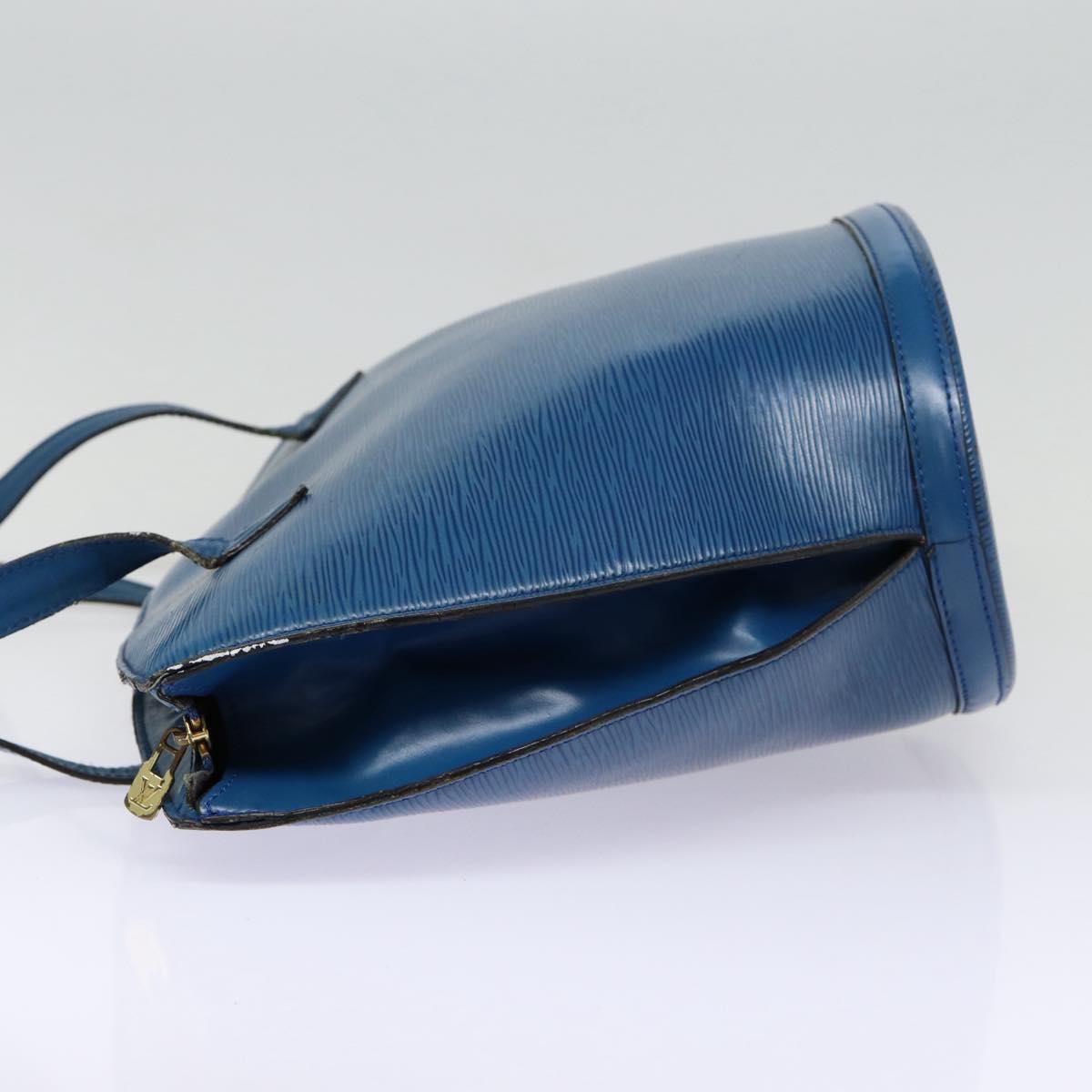 LOUIS VUITTON Epi Saint Jacques Shopping Shoulder Bag Blue M52275 LV Auth 87513