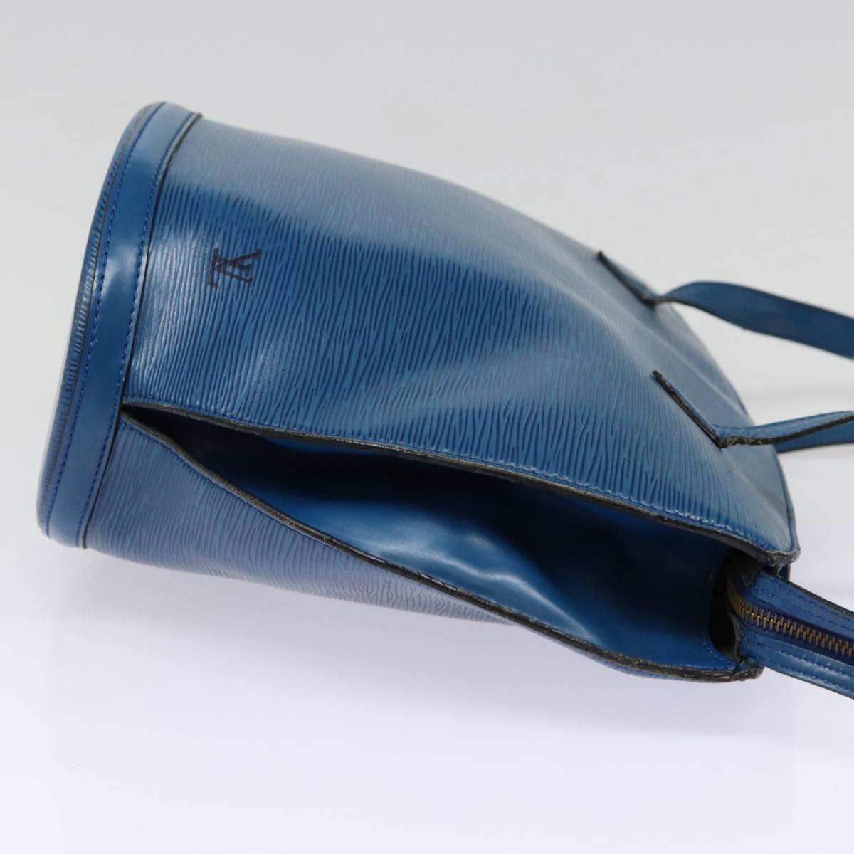 LOUIS VUITTON Epi Saint Jacques Shopping Shoulder Bag Blue M52275 LV Auth 87513