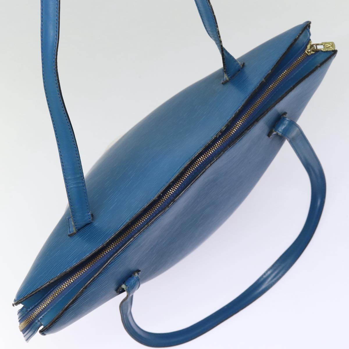 LOUIS VUITTON Epi Saint Jacques Shopping Shoulder Bag Blue M52275 LV Auth 87513