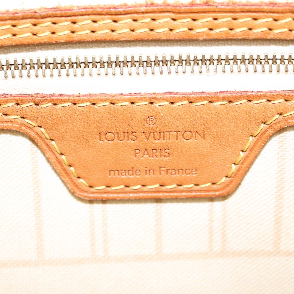 LOUIS VUITTON Damier Azur Neverfull PM Tote Bag N41362 LV Auth 87565