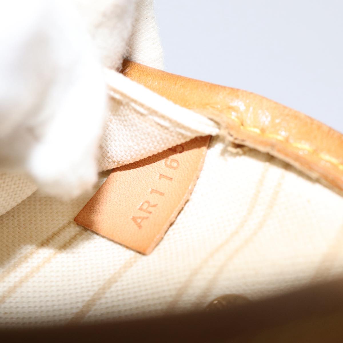 LOUIS VUITTON Damier Azur Neverfull PM Tote Bag N41362 LV Auth 87565