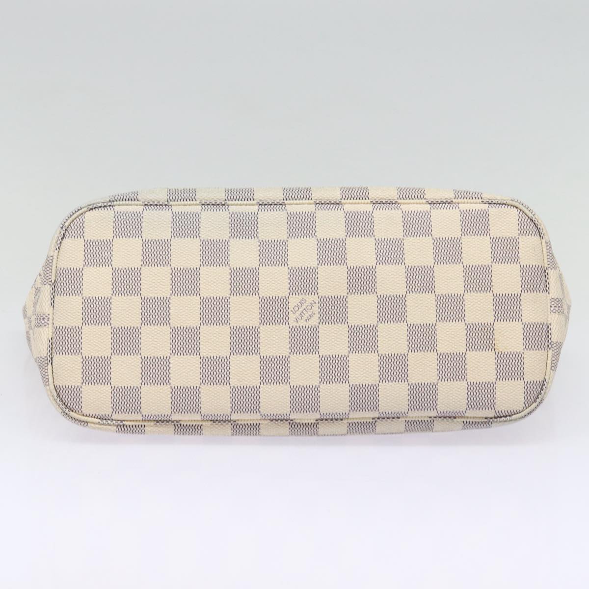 LOUIS VUITTON Damier Azur Neverfull PM Tote Bag N41362 LV Auth 87565