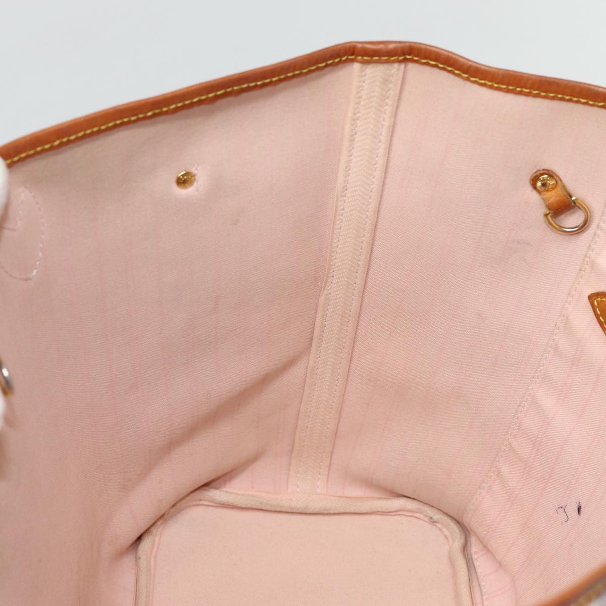 LOUIS VUITTON Damier Azur Neverfull MM Tote Bag N41605 LV Auth 87566