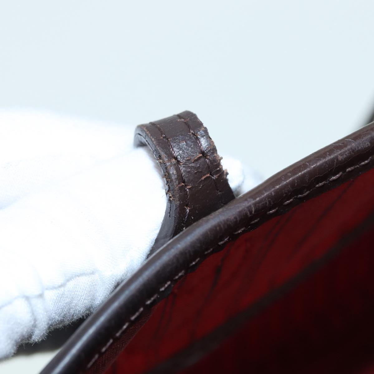 LOUIS VUITTON Damier Ebene Neverfull MM Tote Bag N51105 LV Auth 87567