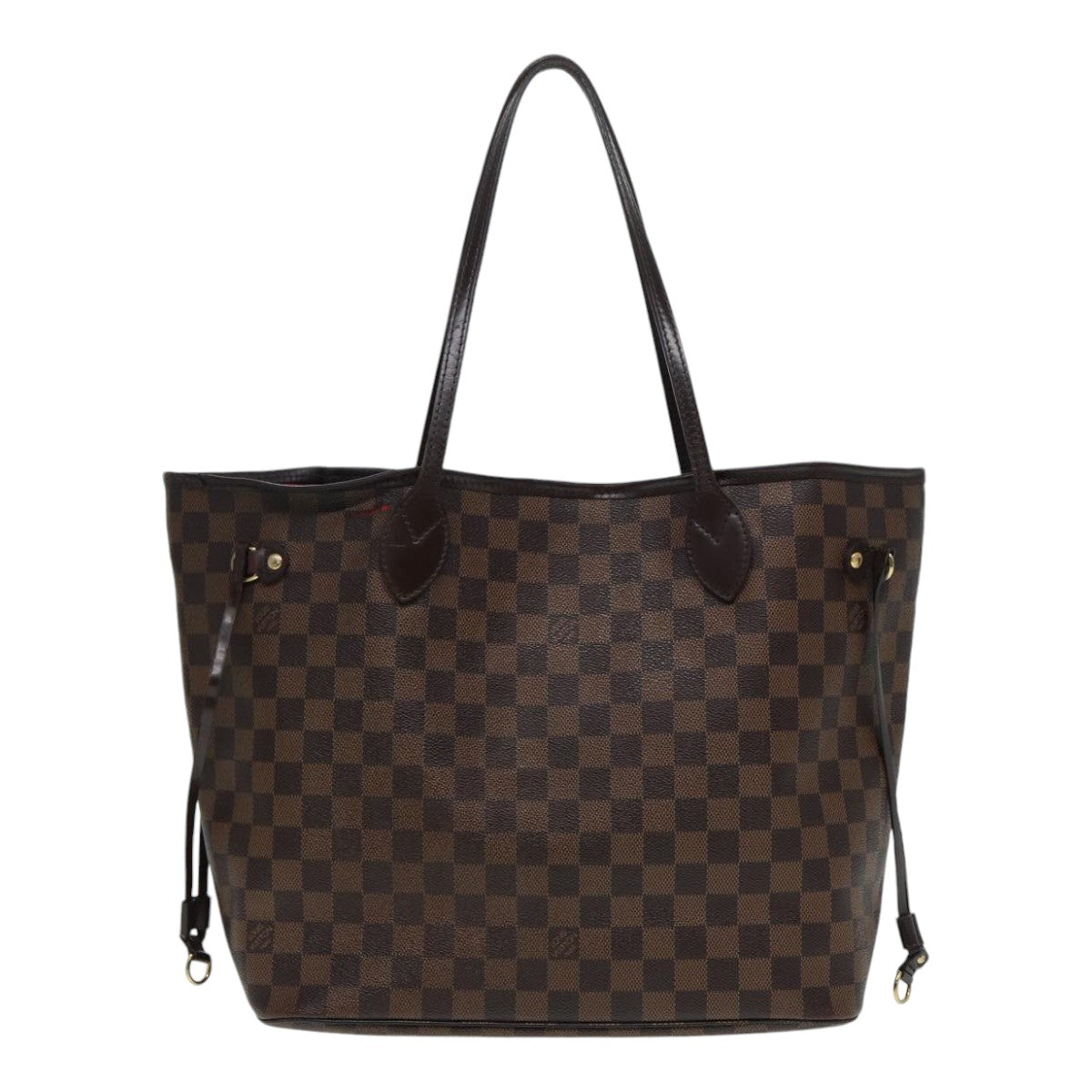 LOUIS VUITTON Damier Ebene Neverfull MM Tote Bag N51105 LV Auth 87567