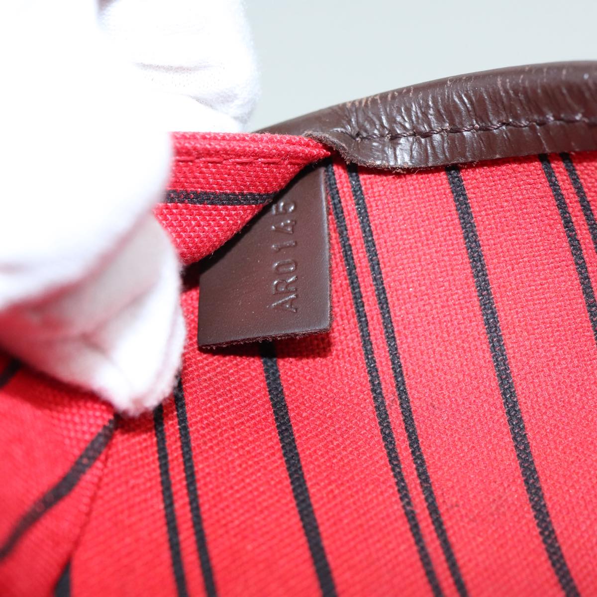 LOUIS VUITTON Damier Ebene Neverfull MM Tote Bag N51105 LV Auth 87567