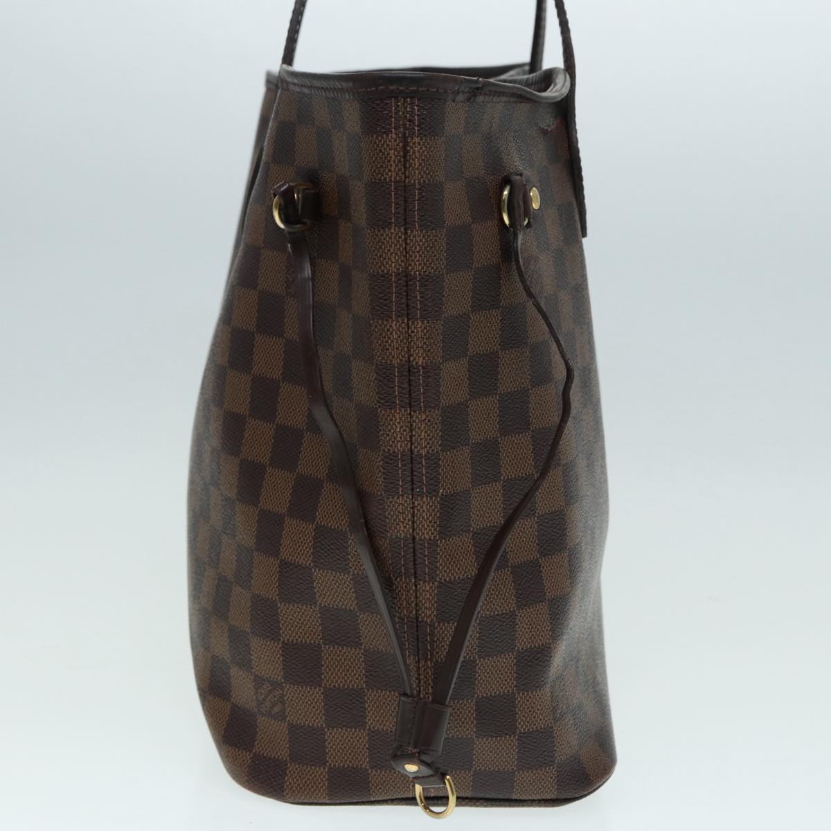 LOUIS VUITTON Damier Ebene Neverfull MM Tote Bag N51105 LV Auth 87567