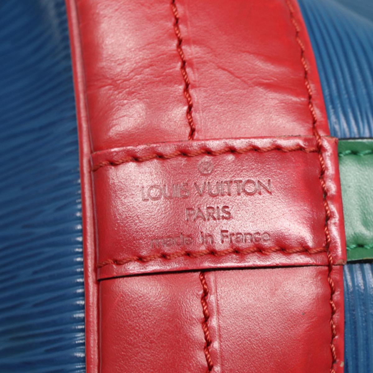 LOUIS VUITTON Epi Toriko Color Noe ShoulderBag Red Blue Green M44084 Auth 87776