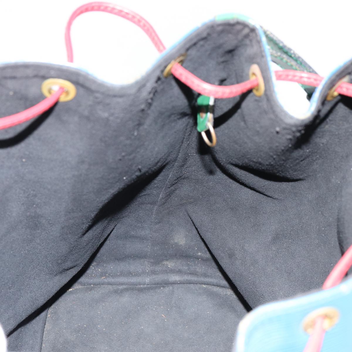 LOUIS VUITTON Epi Toriko Color Noe ShoulderBag Red Blue Green M44084 Auth 87776