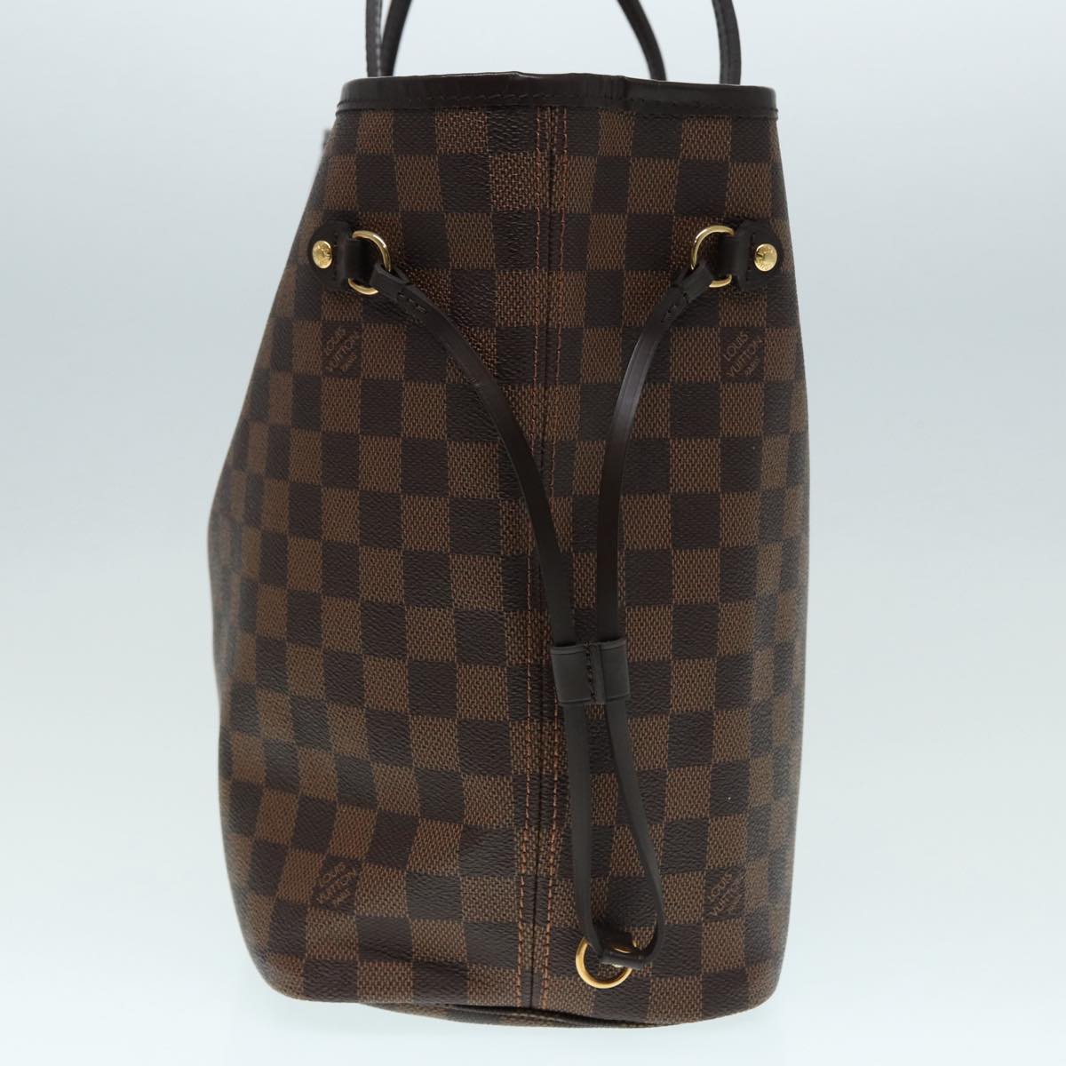 LOUIS VUITTON Damier Ebene Neverfull MM Tote Bag N51105 LV Auth 87831