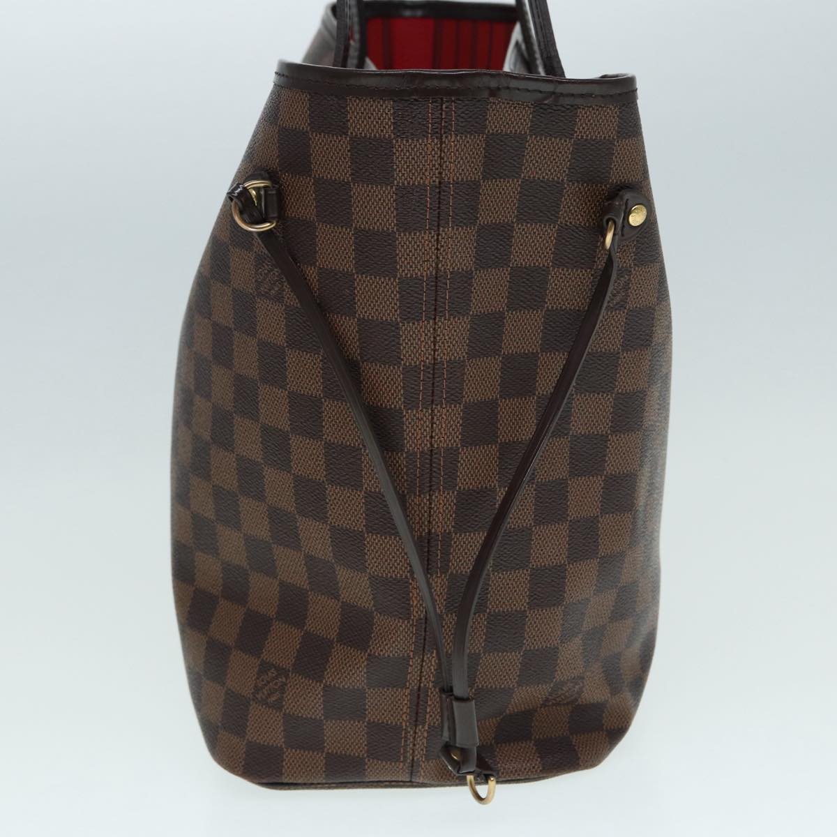 LOUIS VUITTON Damier Ebene Neverfull MM Tote Bag N51105 LV Auth 87832