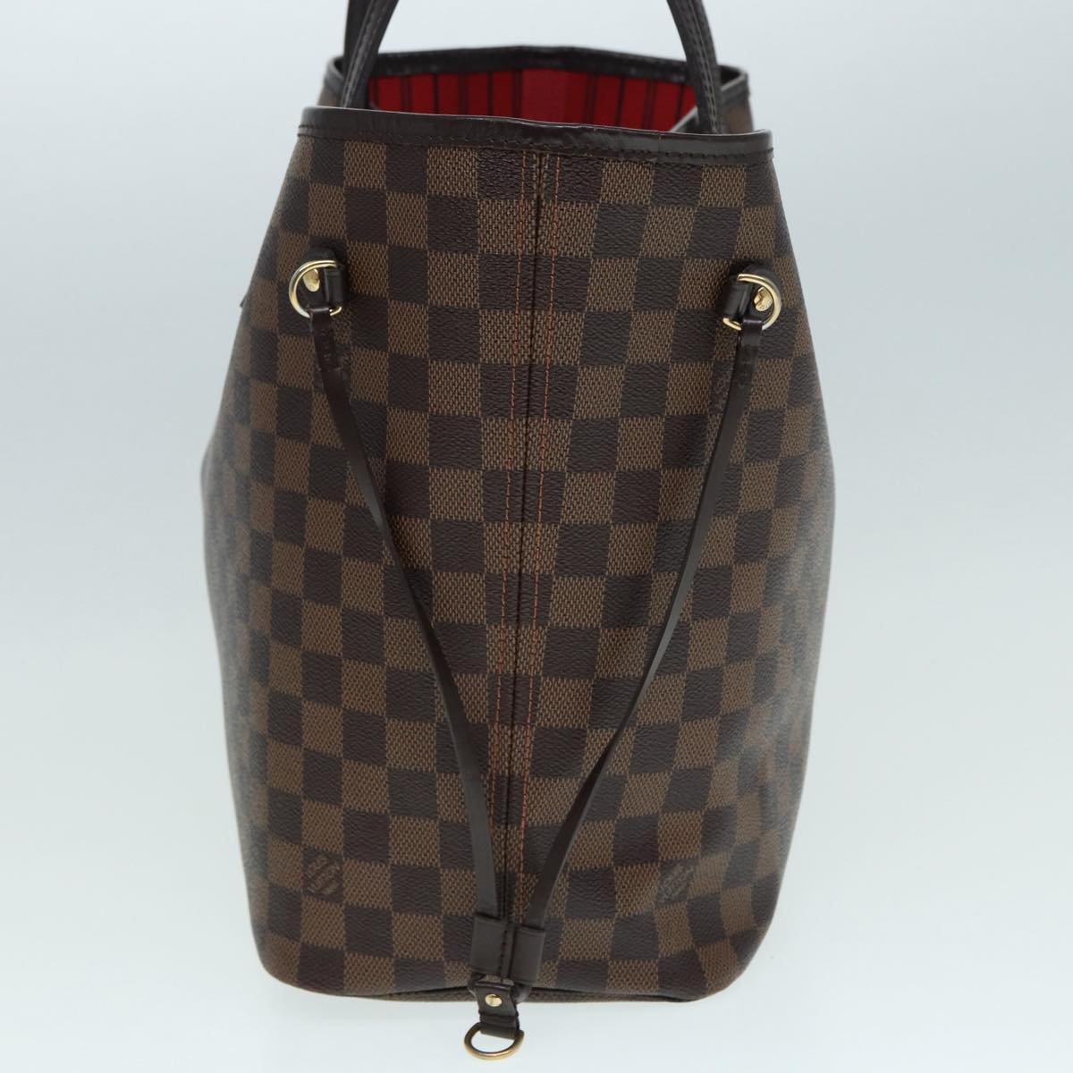 LOUIS VUITTON Damier Ebene Neverfull MM Tote Bag N51105 LV Auth 87833