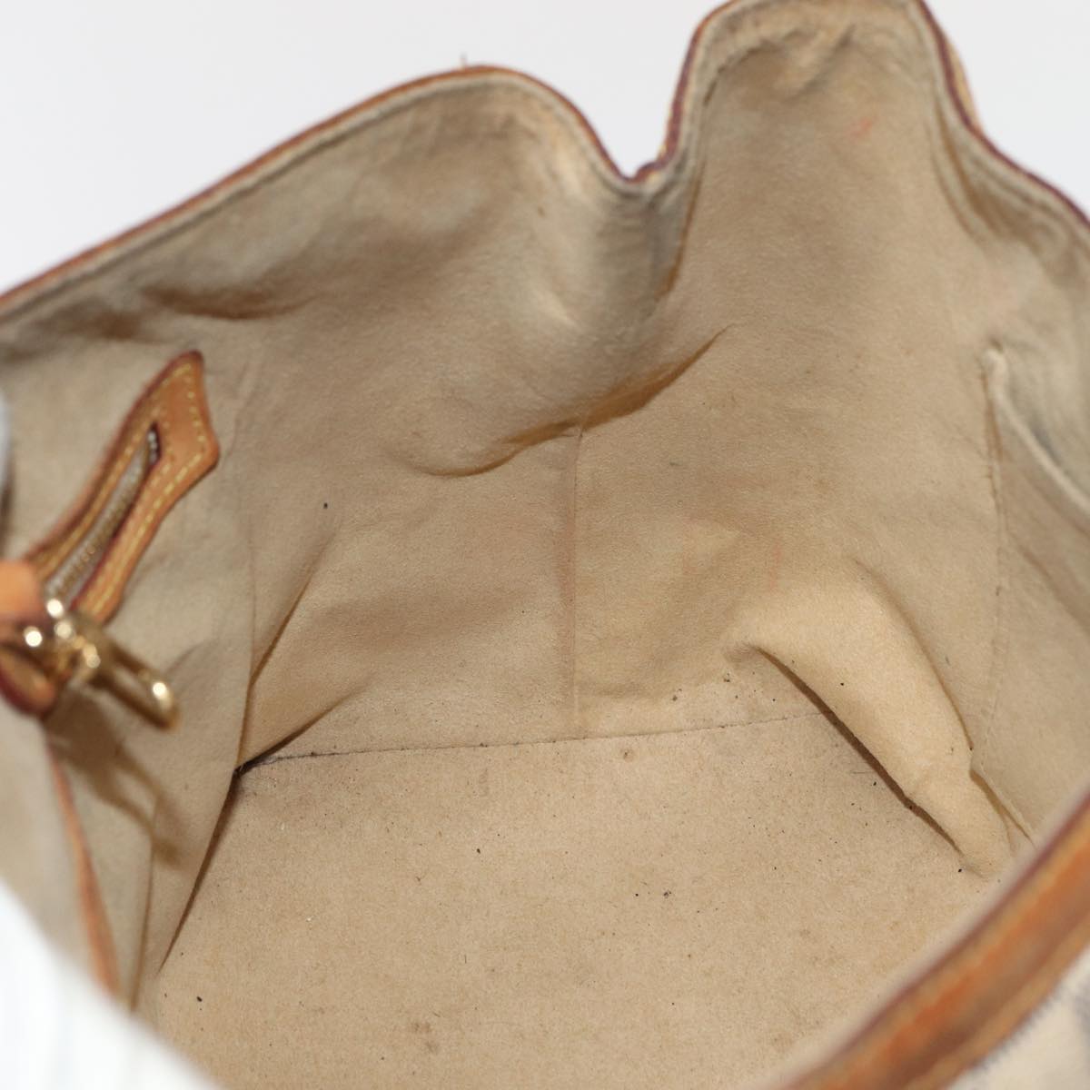 LOUIS VUITTON Damier Azur Hampstead PM Tote Bag N51207 LV Auth 87897