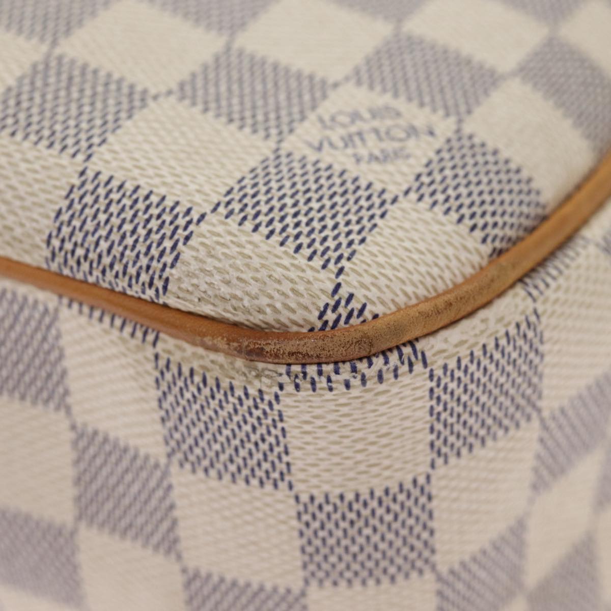 LOUIS VUITTON Damier Azur Batignolles Horizontal Tote Bag N48172 LV Auth 87898