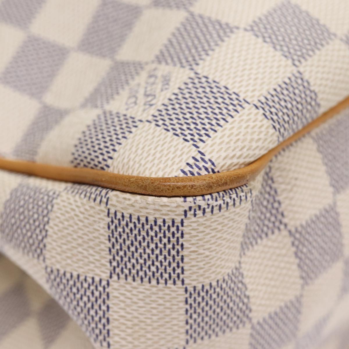 LOUIS VUITTON Damier Azur Batignolles Horizontal Tote Bag N48172 LV Auth 87898