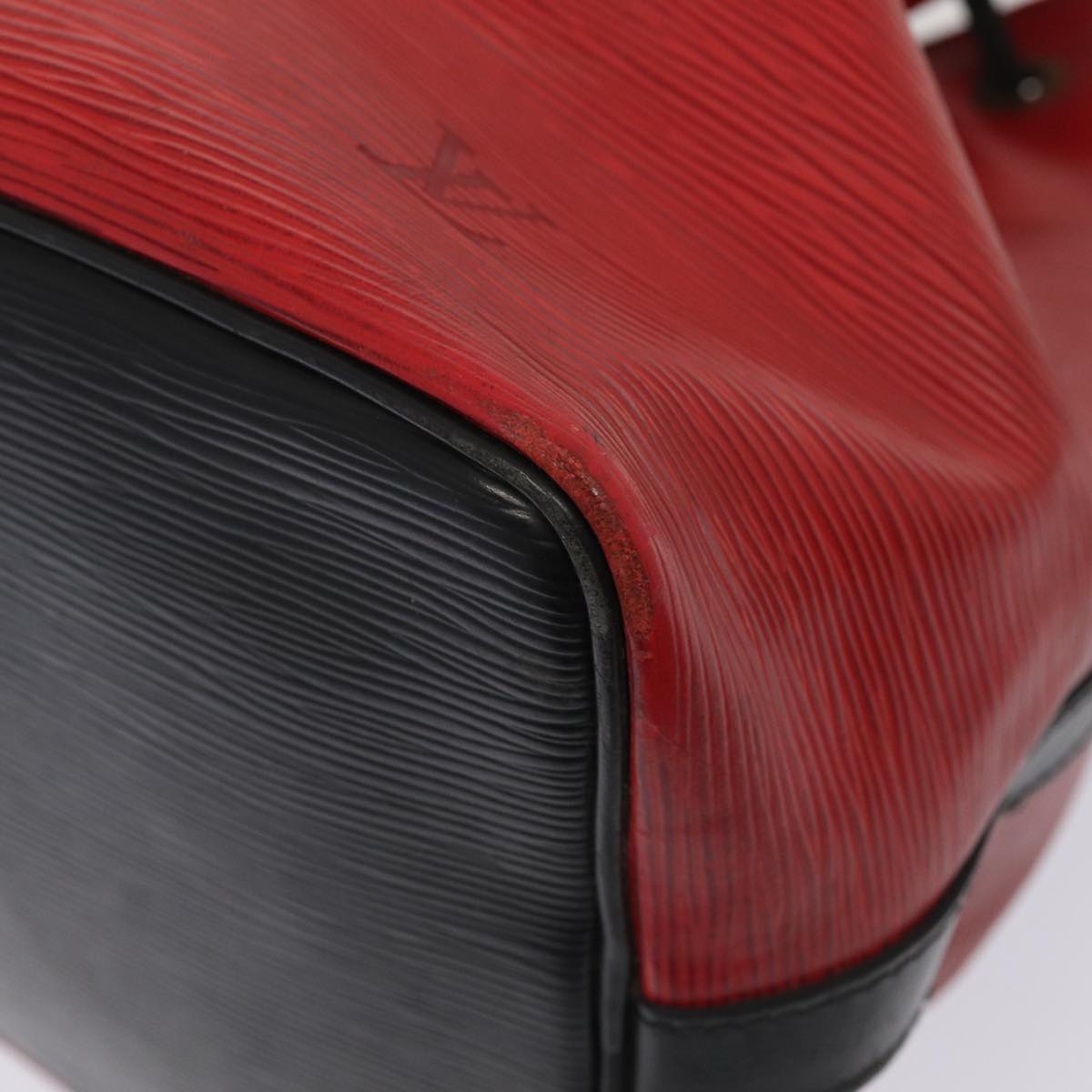 LOUIS VUITTON Epi Petit Noe Shoulder Bag By color Black Red M44172 LV Auth 87928