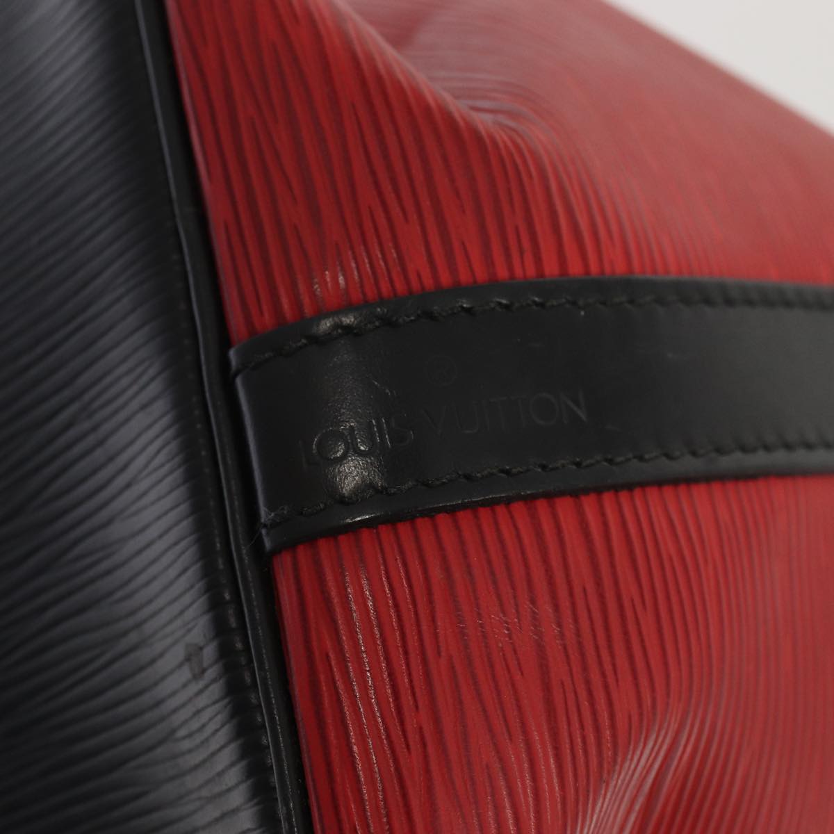 LOUIS VUITTON Epi Petit Noe Shoulder Bag By color Black Red M44172 LV Auth 87928