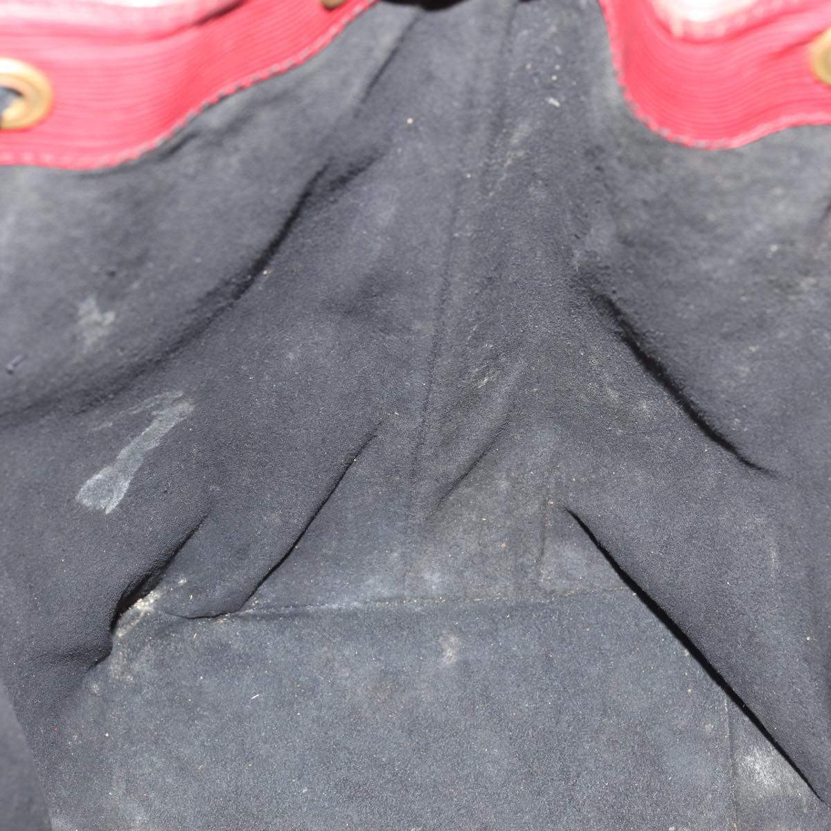 LOUIS VUITTON Epi Petit Noe Shoulder Bag By color Black Red M44172 LV Auth 87928