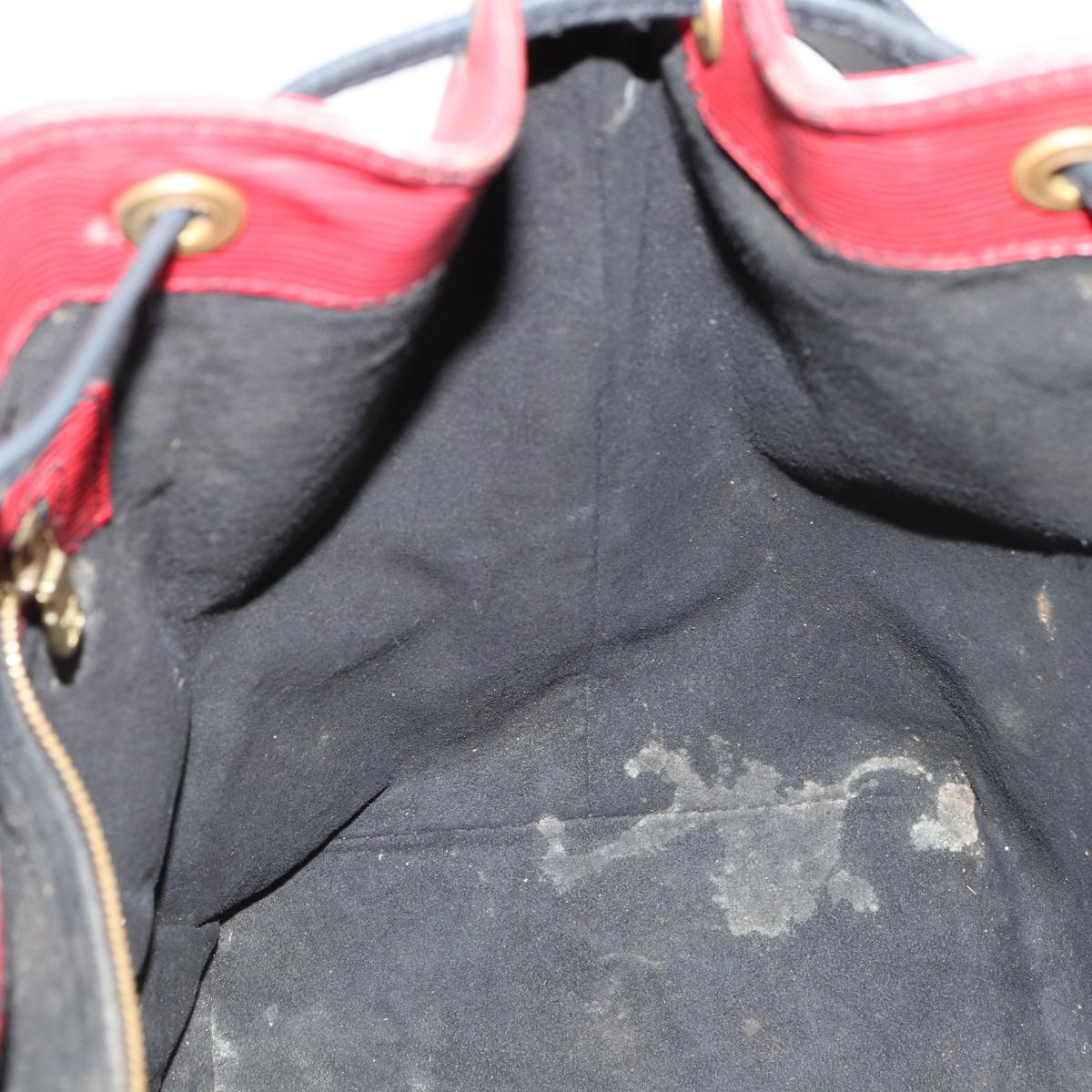 LOUIS VUITTON Epi Petit Noe Shoulder Bag By color Black Red M44172 LV Auth 87928