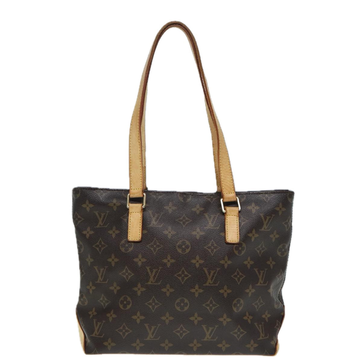 LOUIS VUITTON Monogram Cabas Piano Tote Bag M51148 LV Auth 87980
