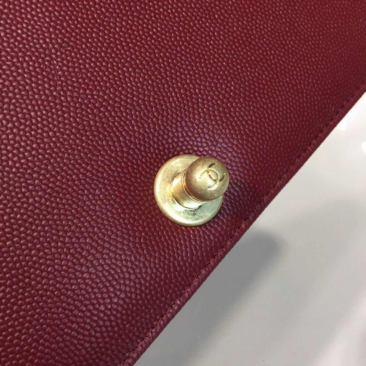 CHL Boy Handbag Gold Toned Hardware Burgundy For Women Bags, Shoulder And Crossbody Bags 9.8in/25cm A67086