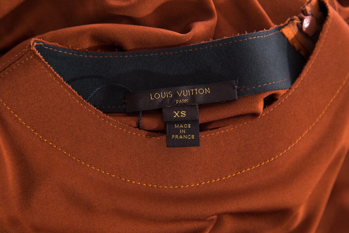 Louis Vuitton Burnt Orange Sleeveless Blo  SZ XS