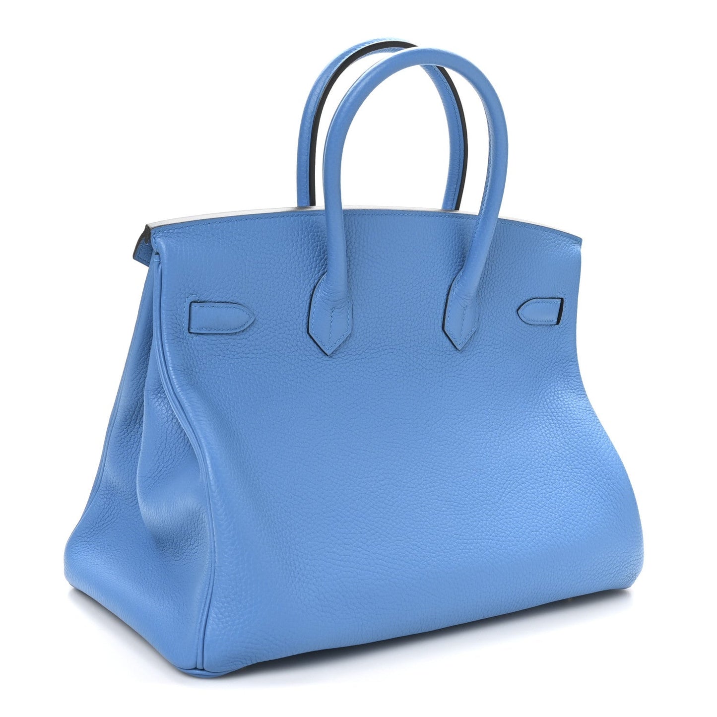 Hermes Taurillon Clemence BIRKIN 35 Bleu Zanzibar