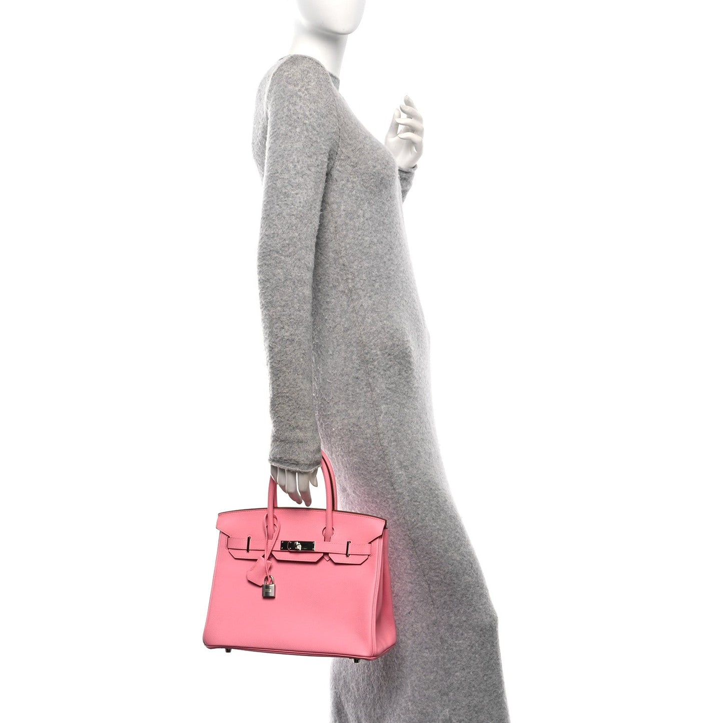 Hermes Epsom Birkin 30 Rose Confetti