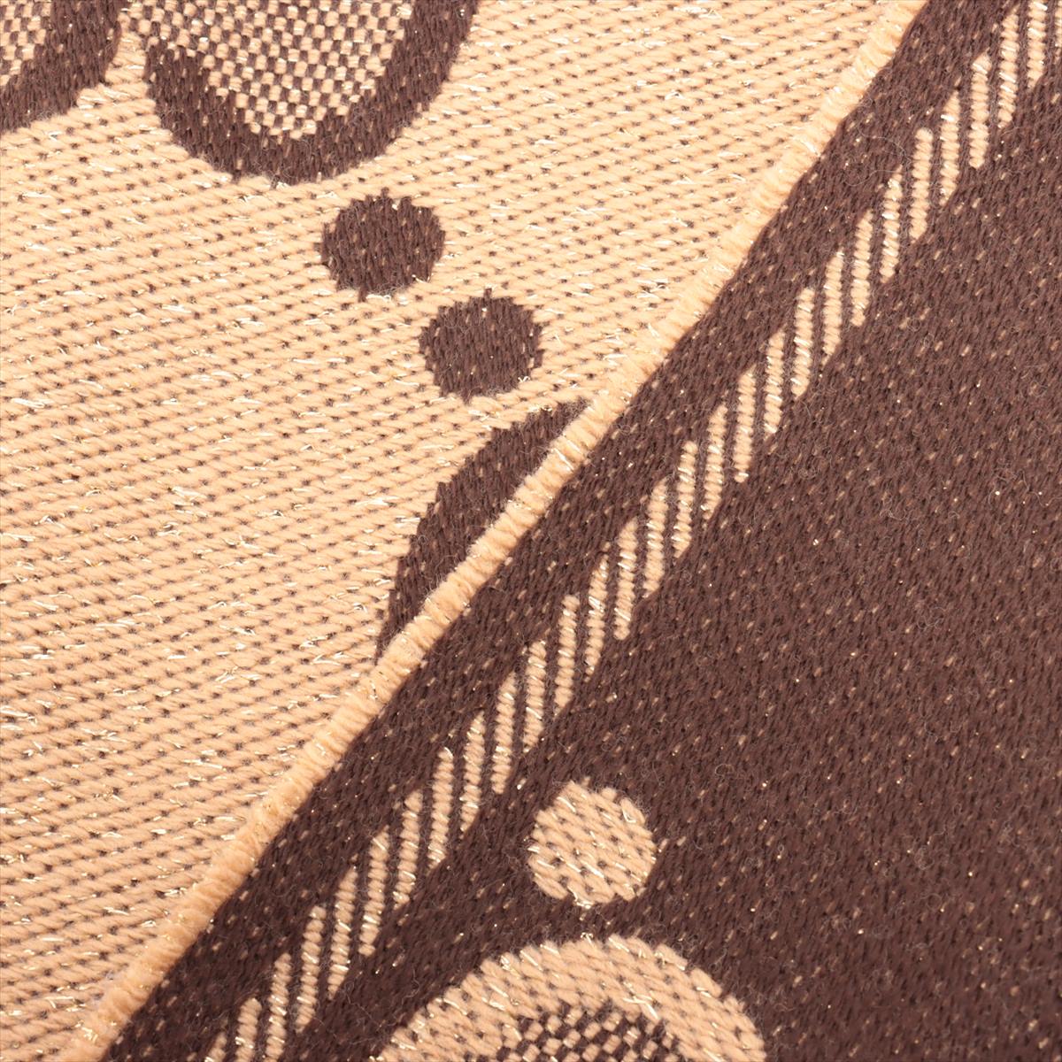 ITEM 11 - Gucci Reversible Monogram Brown Scarf