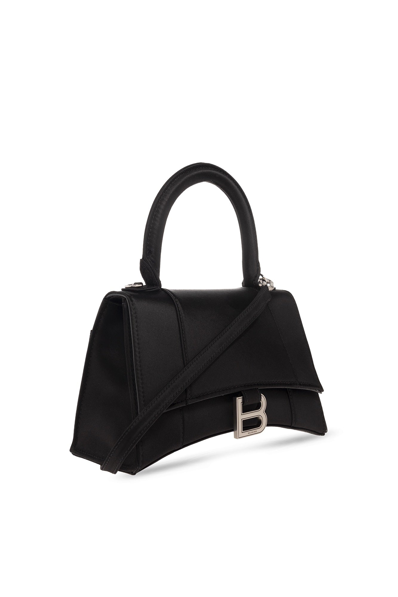 BALENCIAGA HOURGLASS SMALL CALFSKIN TOP HANDLE BAG