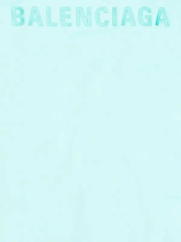 BALENCIAGA EMBROIDERED LOGO HOODIE