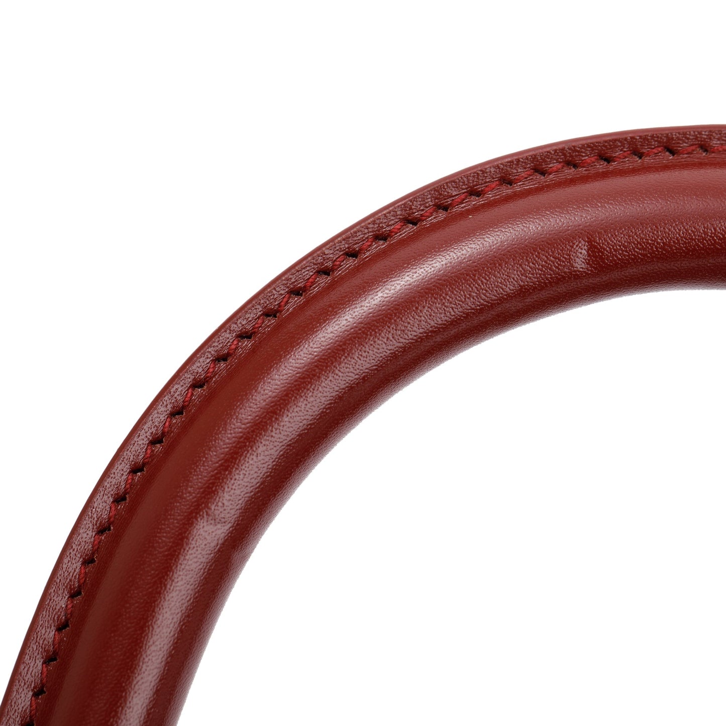 Balenciaga Burgundy Calfskin Leather Medium Hourglass Top Handle Bag