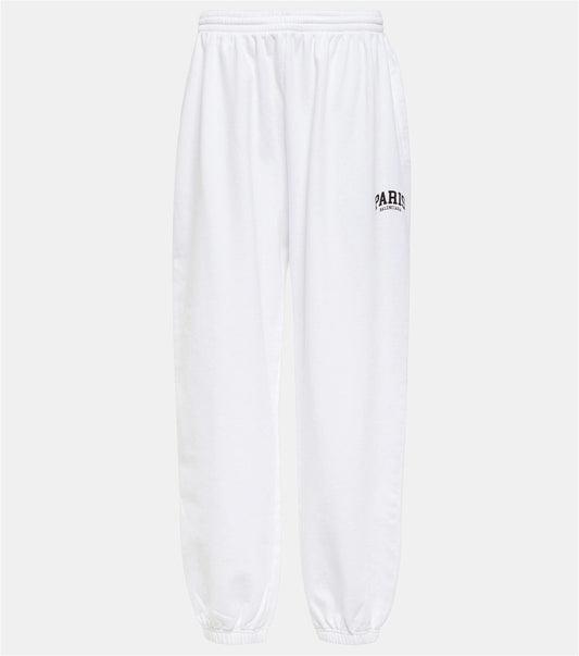 BALENCIAGA CITIES PARIS COTTON SWEATPANTS