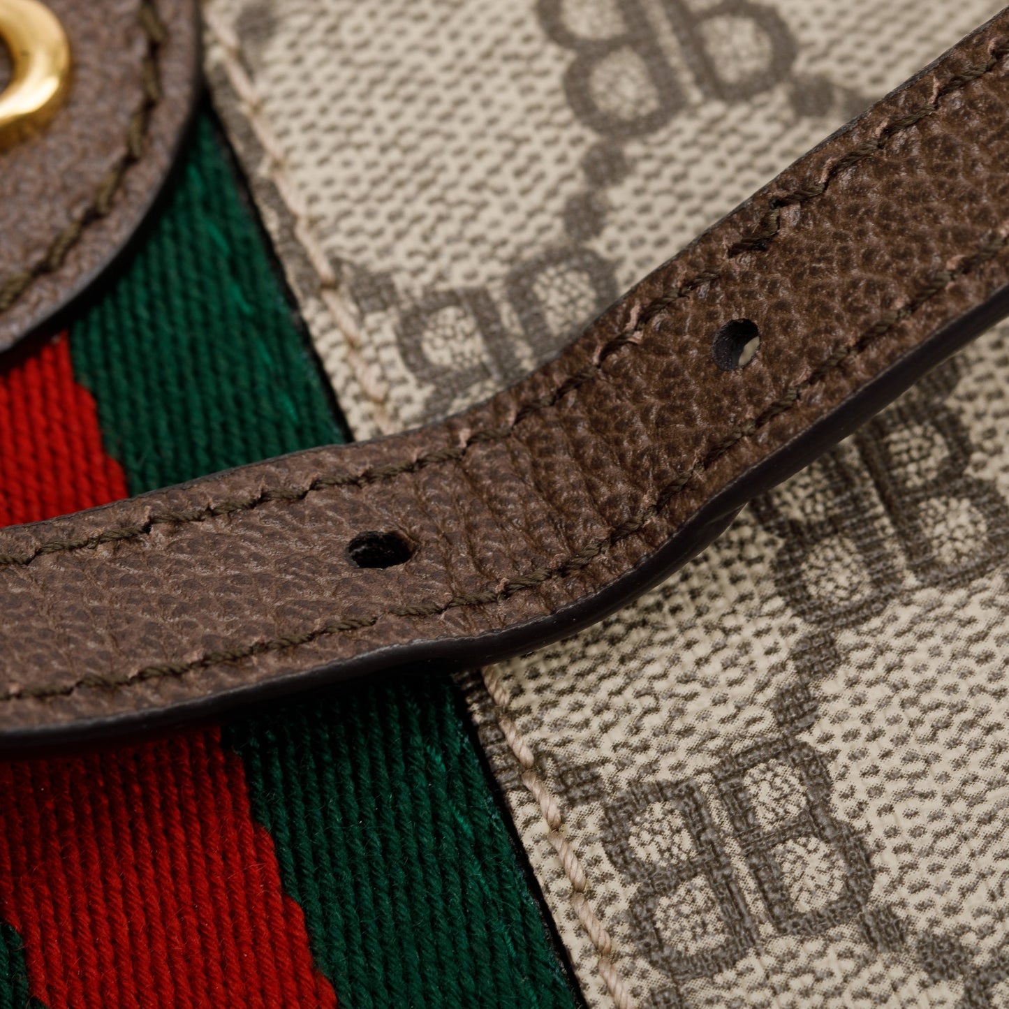 Balenciaga X Gucci The Hacker Project BB Supreme Canvas Web Mini Crossbody Bag