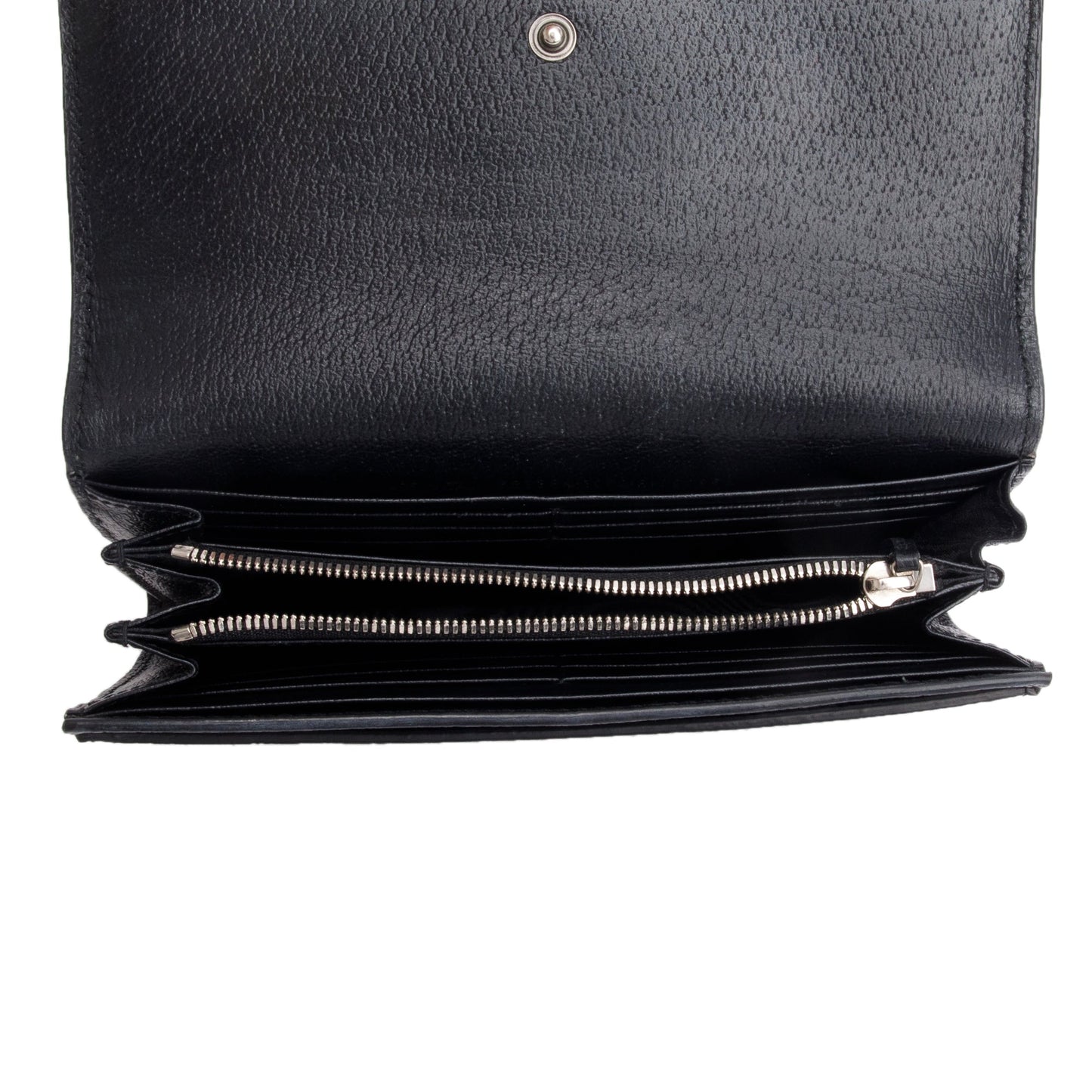 Balenciaga X Gucci The Hacker Project Black GG Canvas Web Continental Wallet