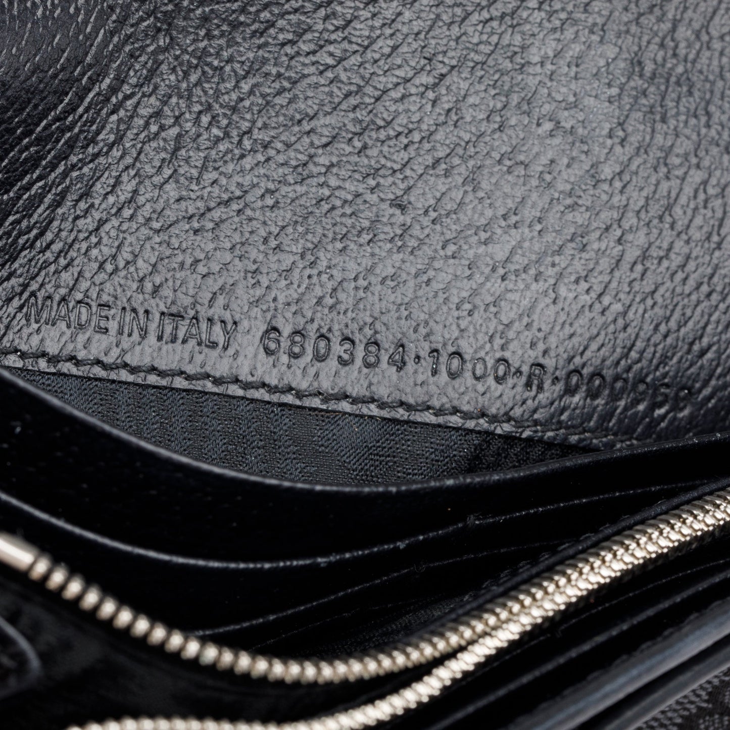 Balenciaga X Gucci The Hacker Project Black GG Canvas Web Continental Wallet