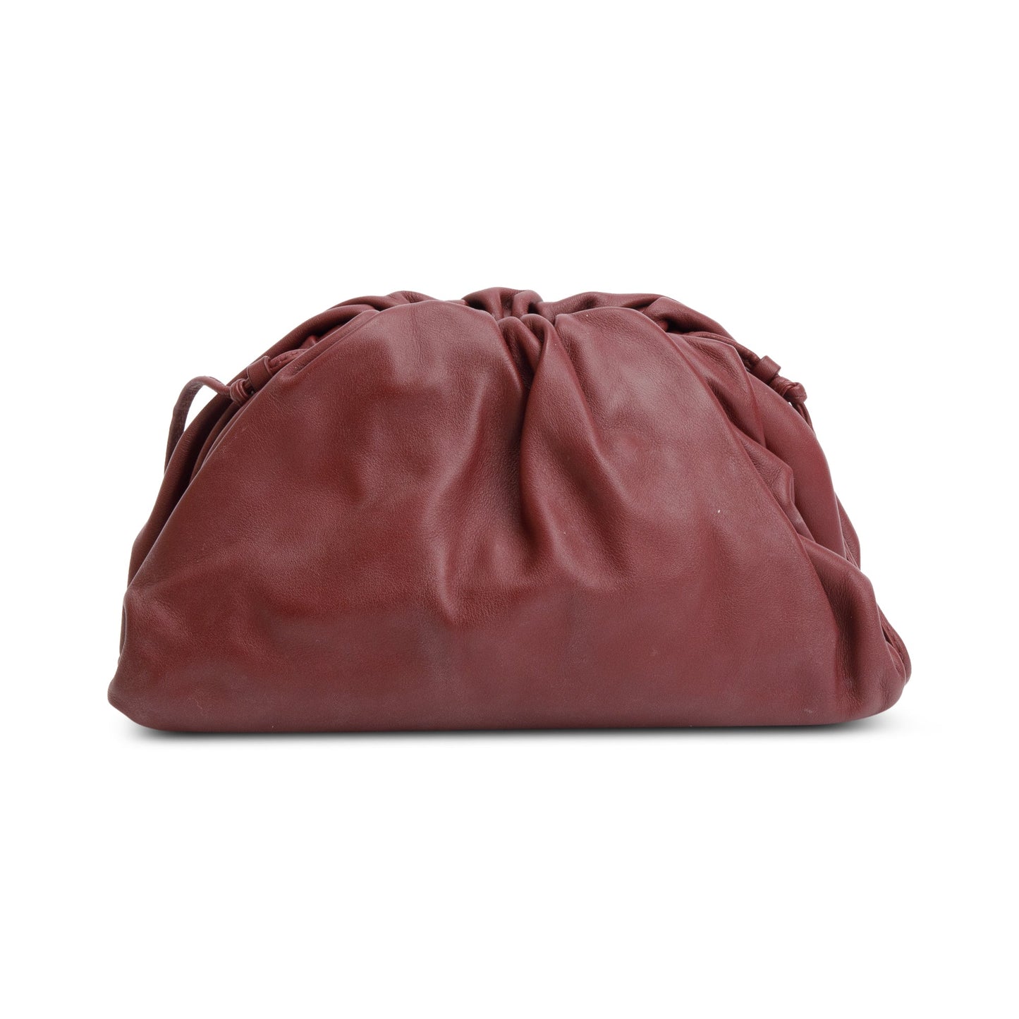 Bottega Veneta Burgundy Calfskin Leather The Mini Pouch