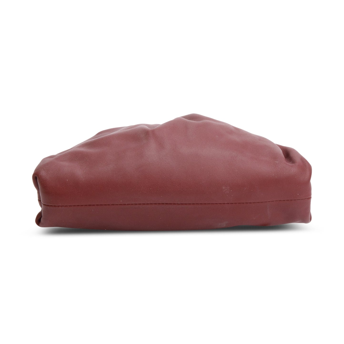 Bottega Veneta Burgundy Calfskin Leather The Mini Pouch