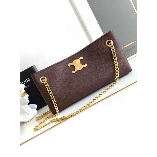 Celine Triomphe Leather Chain Bag BGMP1931