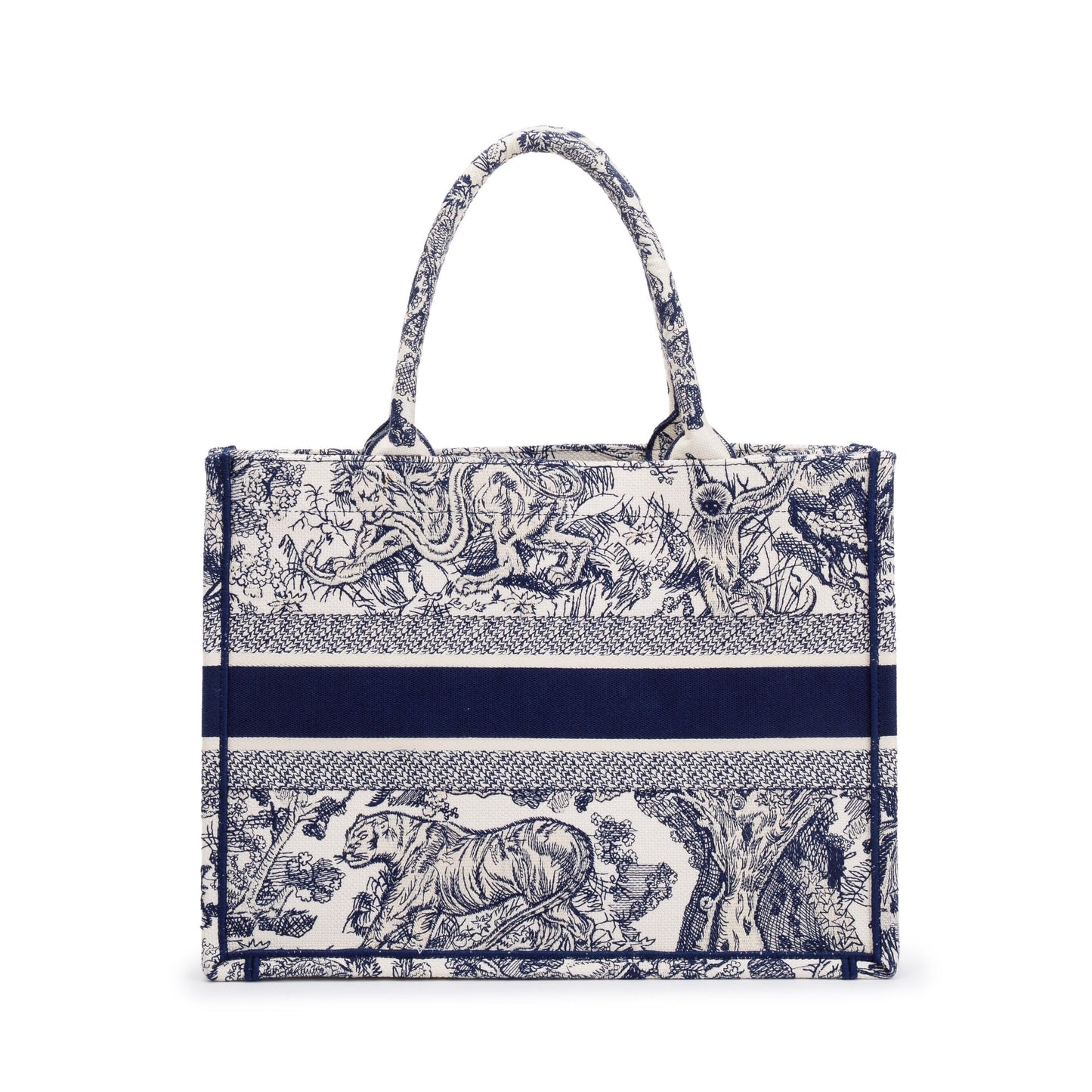 Christian Dior 2020 Medium Toile de Jouy Reverse Book Tote