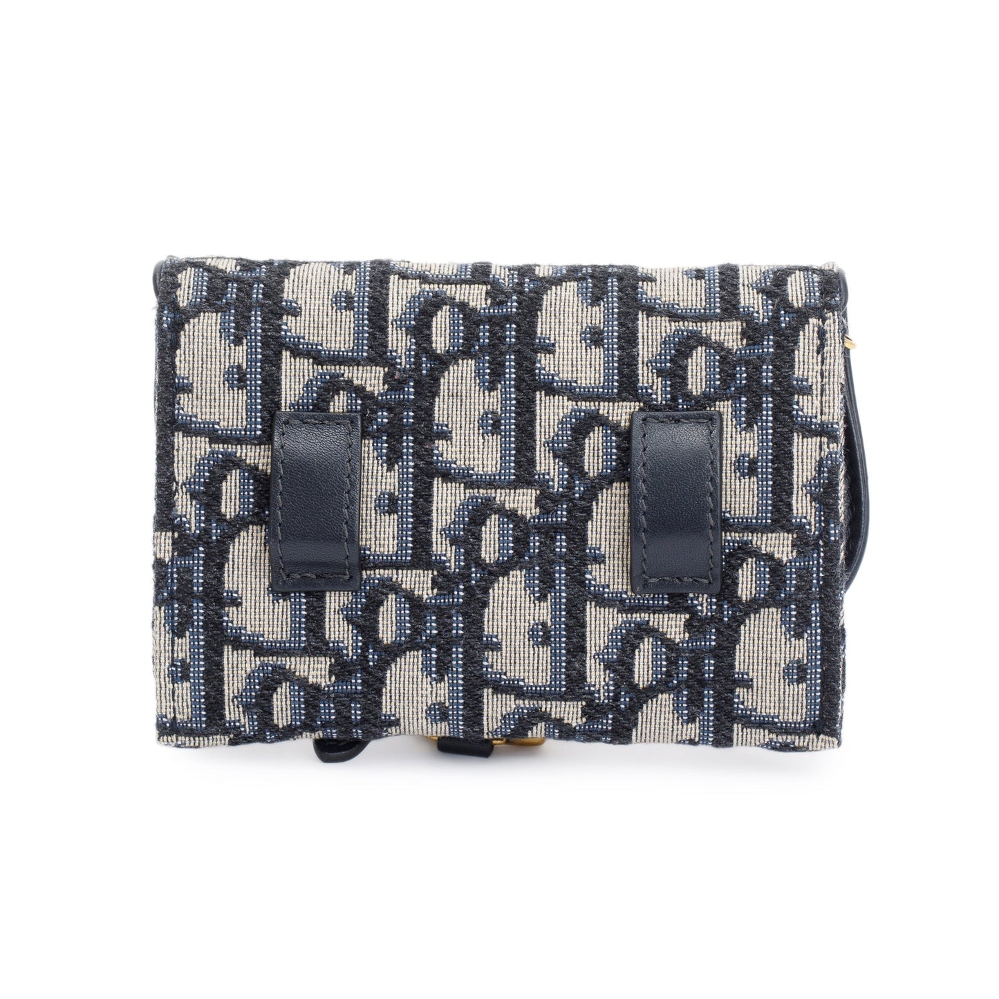 Christian Dior 2020 Oblique Jacquard Nano Saddle Chain Pouch