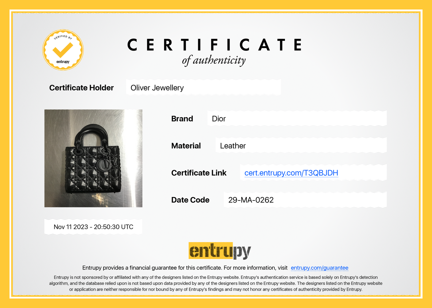 Christian Dior 2022 Black Diamond Motif Cannage Leather Small Lady Dior My Abcdior Bag