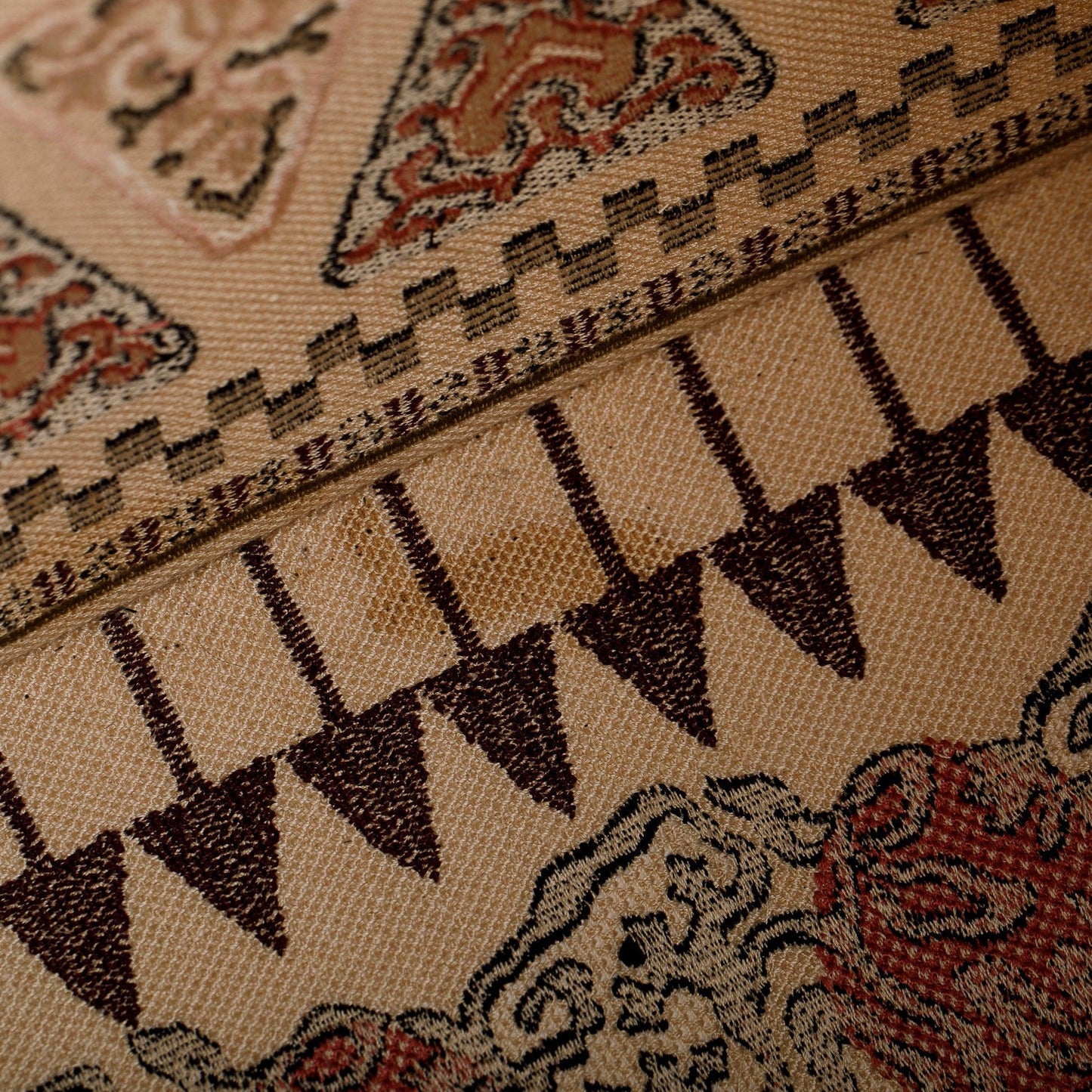 Christian Dior Large Multicolor Embroidered Geometric Canvas Book Tote