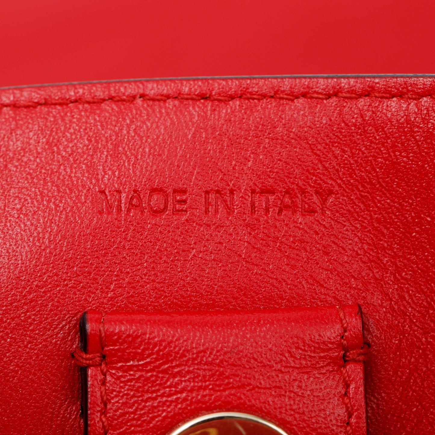 Christian Dior Medium Red Python Trimmed Calfskin Leather Diorissimo Tote