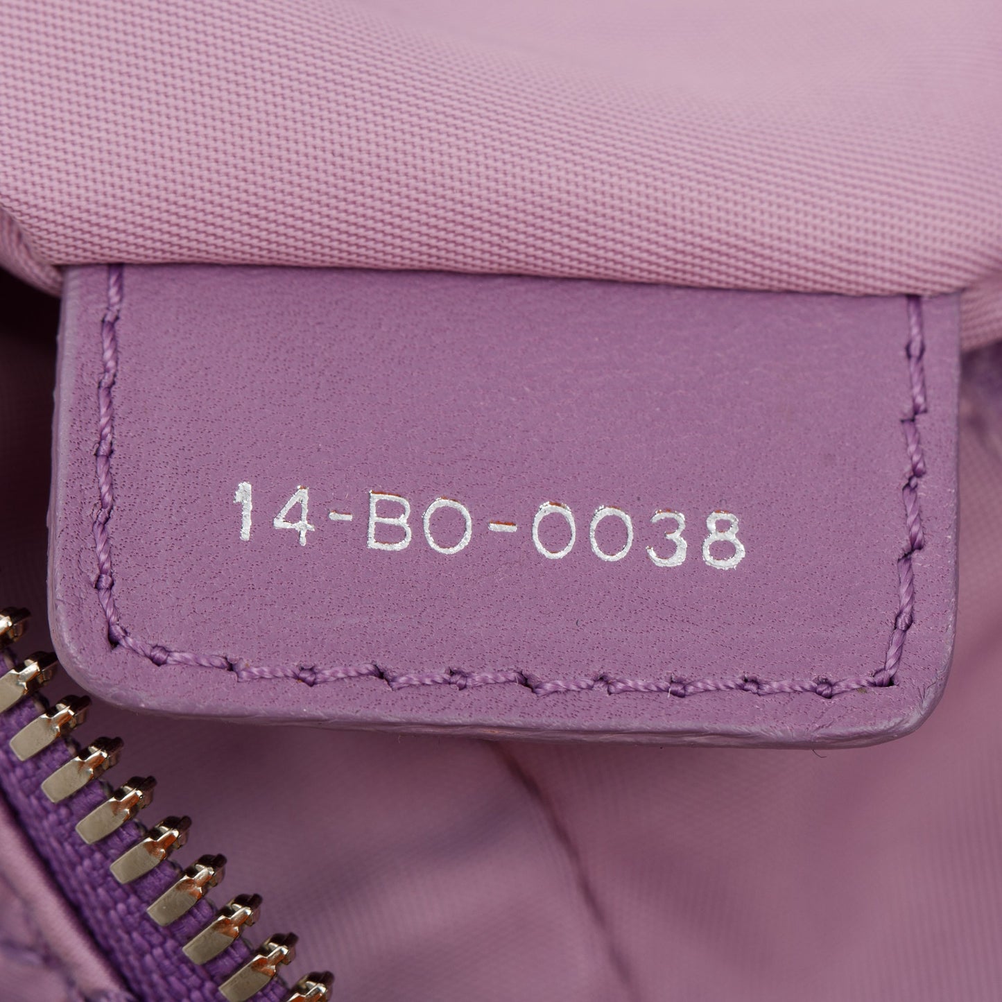 Christian Dior Purple Cannage Quilted Satin Charming Bag