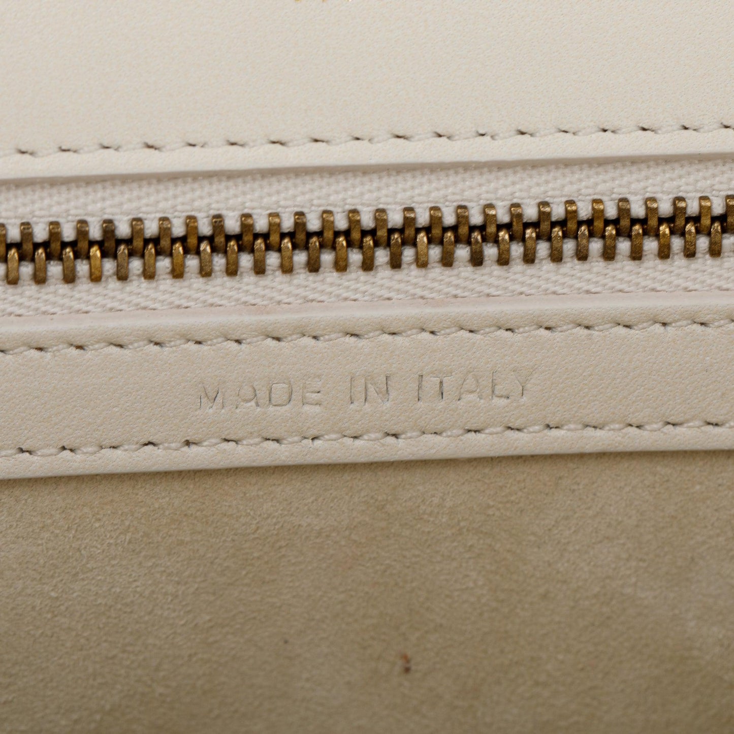 Christian Dior White Calfskin Leather Medium Studded Diorama Flap Bag