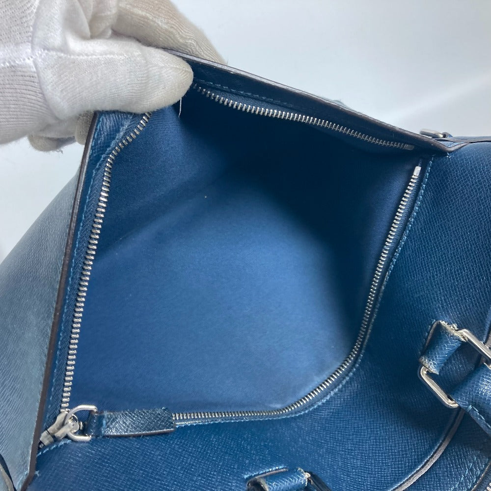 LOUIS VUITTON Business bag M32716 Taiga Leather blue Taiga PortoDocument Business PDV