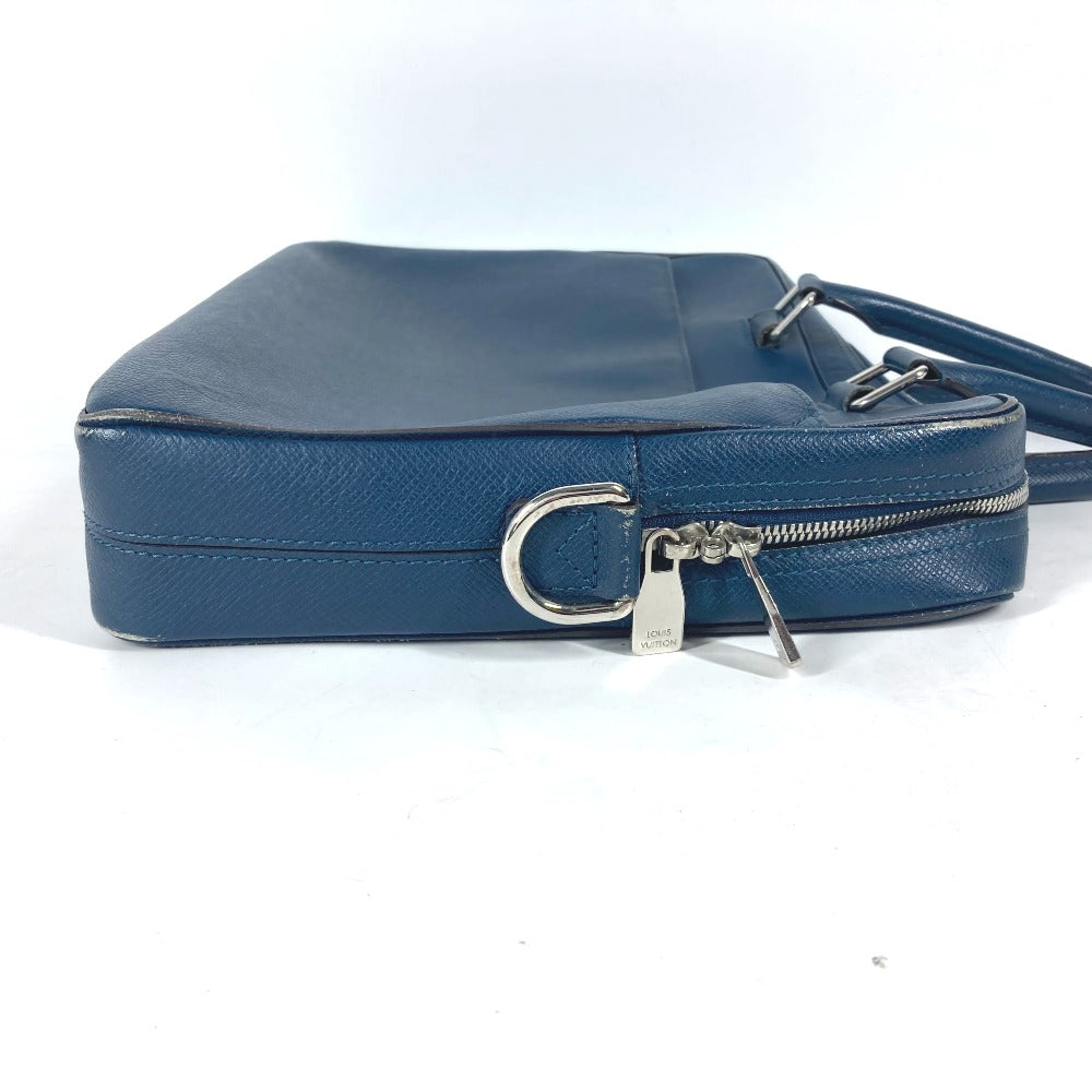 LOUIS VUITTON Business bag M32716 Taiga Leather blue Taiga PortoDocument Business PDV